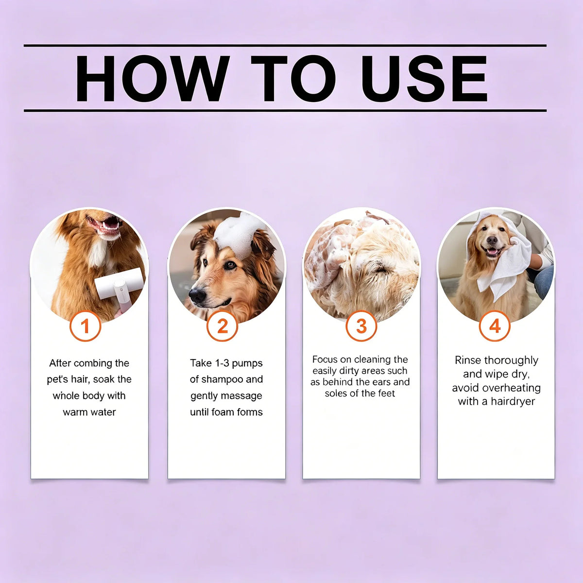 Shampoing Nourrissant au Parfum Noix de Coco pour Chien – Soin Lavant Hydratant, Désodorisant Longue Durée & Brillance du Pelage