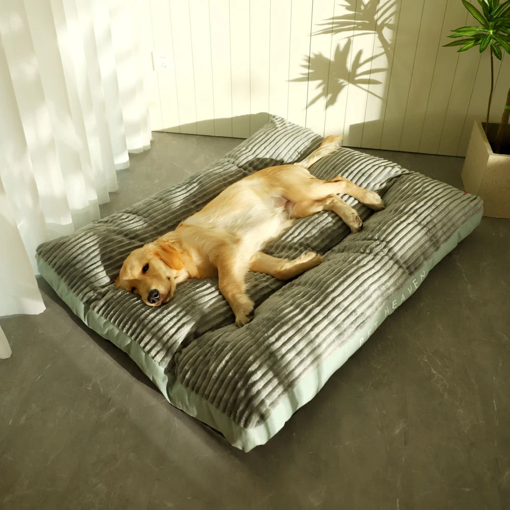 HOOPET Dog Mat Sleeping with Winter Floor Mat Removable And Washable Pet Four Seasons Universal Kennel Winter Large Dog