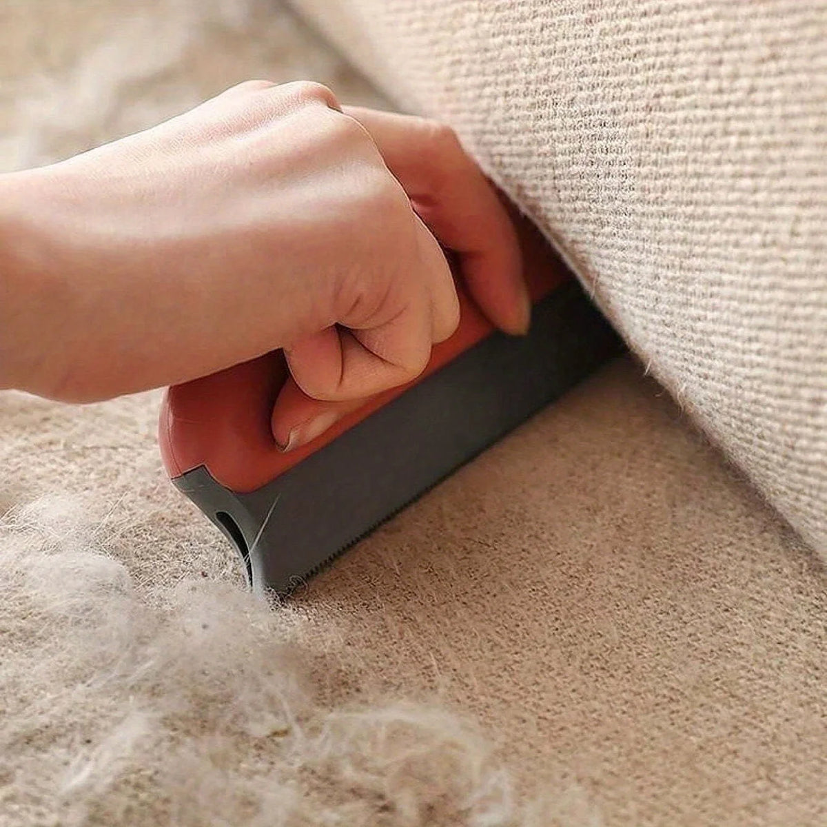 Brosse Anti-Poils Réutilisable pour Chien & Chat – Épilation Textile Écologique pour Canapés, Vêtements, Tapis & Sièges de Voiture