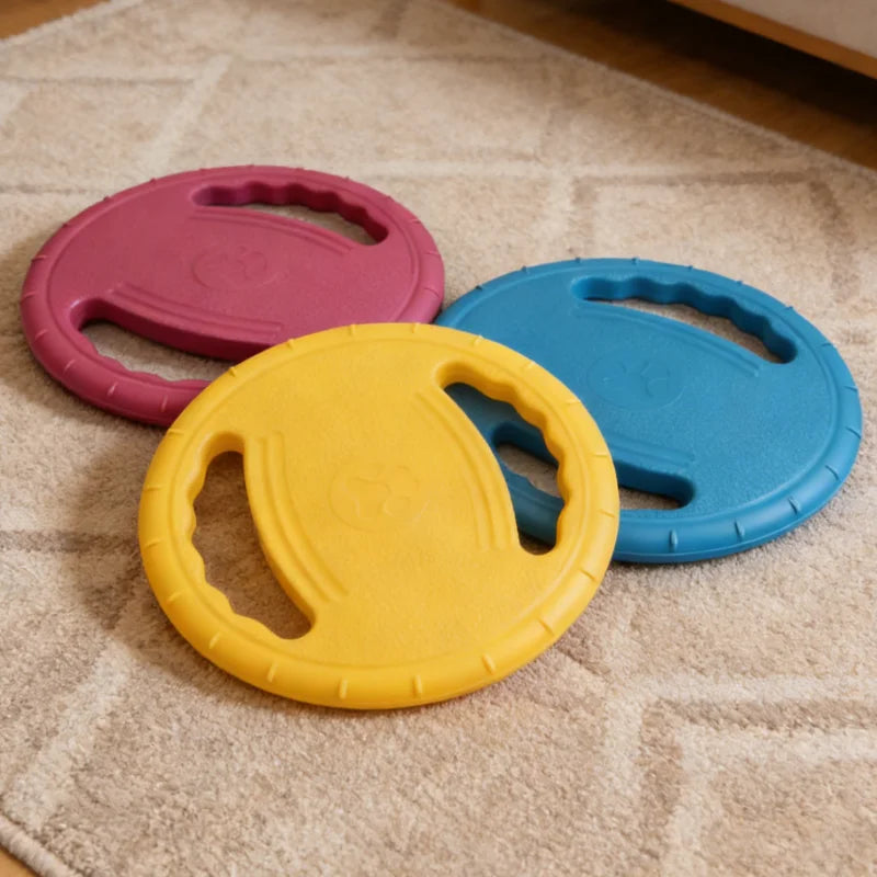 Dogs EVA Flying Disc Tooth Chew Play Train Toy Indestructible Pet Supplies Toys Large Safe Small Dog Joint Tough Toys Resistant