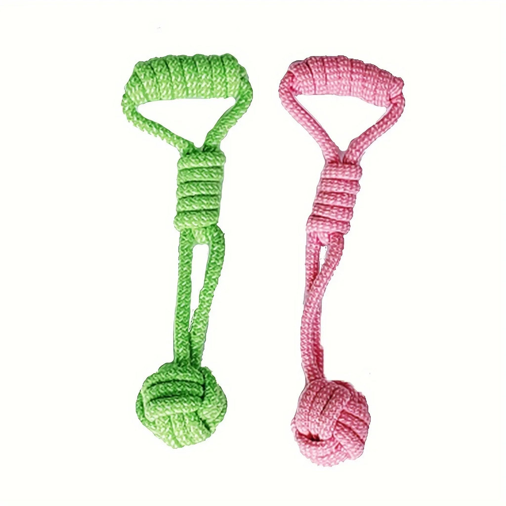 Jouet Corde avec Balle pour Chien – Corde de Traction Ultra-Résistante & Soin Dentaire Toutes Tailles