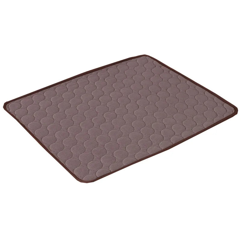 Tapis Rafraîchissant pour Chien & Chat – Matelas d'Été Auto-Rafraîchissant Anti-Coup de Chaud pour Panier, Canapé & Sol