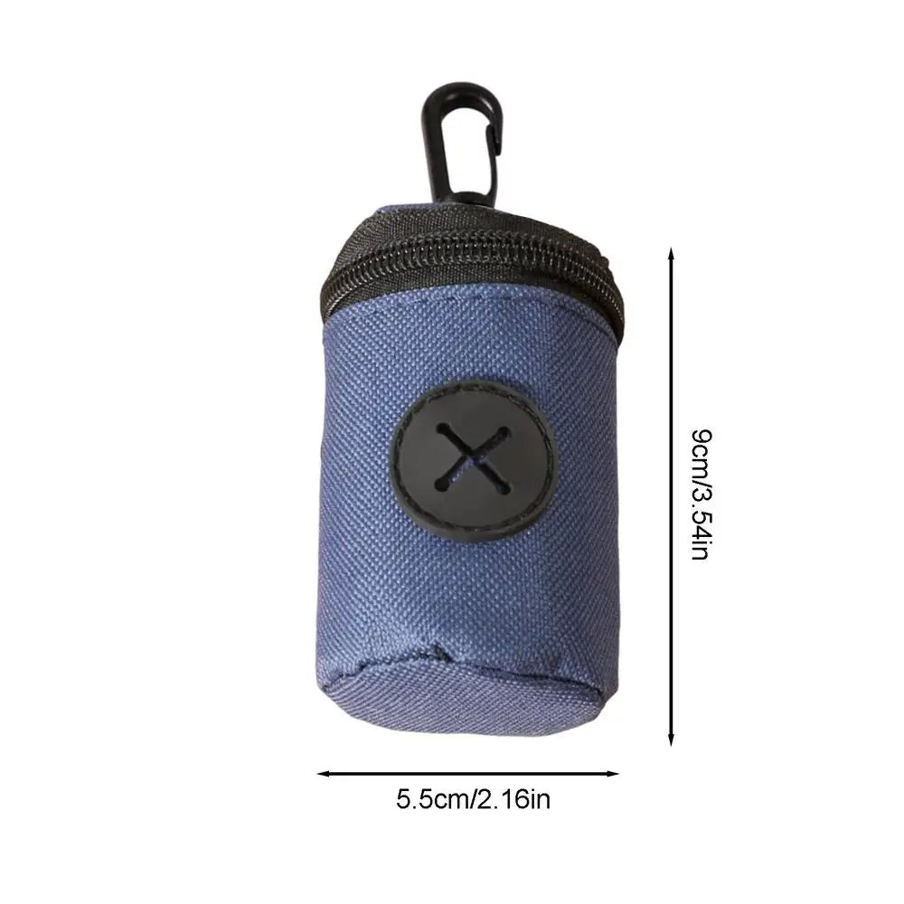 Distributeur de Sacs à Crottes avec Clip pour Laisse – Support Porte-Sacs Déjections Mains Libres Compact & Résistant