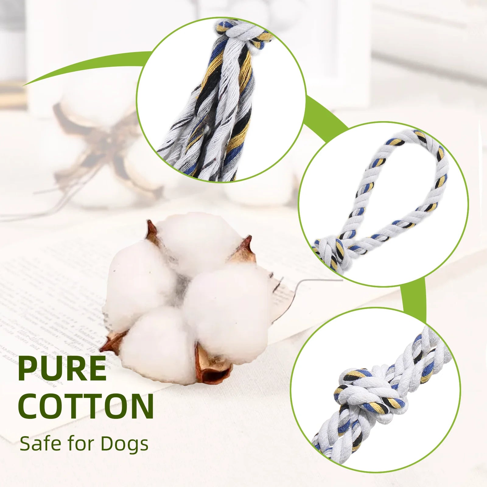 Flirt Pole for Dogs Interactive Dog Toys Durable Heavy Duty Dog Flirt Pole Suitable for Small and Medium Dogs Great Exercise and