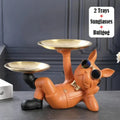 Statue Bouledogue Moderne & Design – Sculpture Décorative en Résine pour Salon, Chambre & Bureau