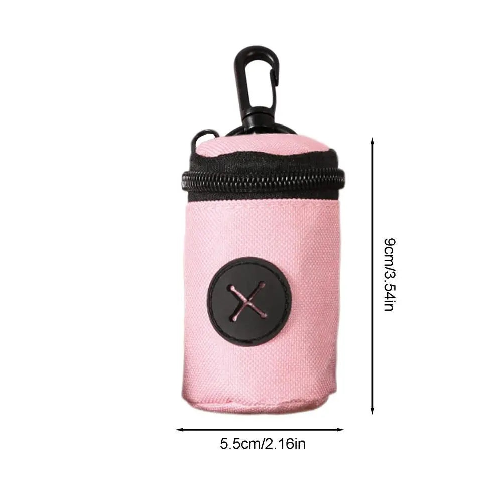 Distributeur de Sacs à Crottes avec Clip pour Laisse – Support Porte-Sacs Déjections Mains Libres Compact & Résistant