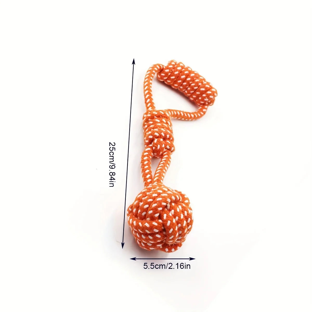 Jouet Corde avec Balle pour Chien – Corde de Traction Ultra-Résistante & Soin Dentaire Toutes Tailles