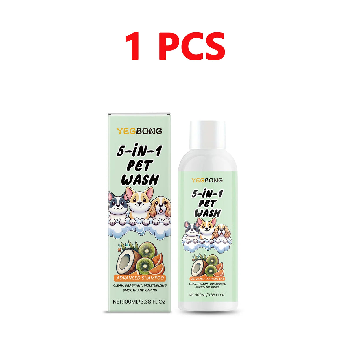 Shampoing Nourrissant au Parfum Noix de Coco pour Chien – Soin Lavant Hydratant, Désodorisant Longue Durée & Brillance du Pelage