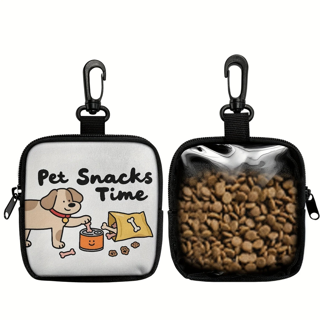 Pochette à Friandises pour Chien avec Mousqueton & Zip – Sacoche de Dressage et Promenade Compacte