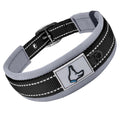 Padded Dog Collars for Small Medium Large Dogs Soft Reflective Wide Pet Collars Adjustable Heavy Duty Nylon Neoprene Dog Collar