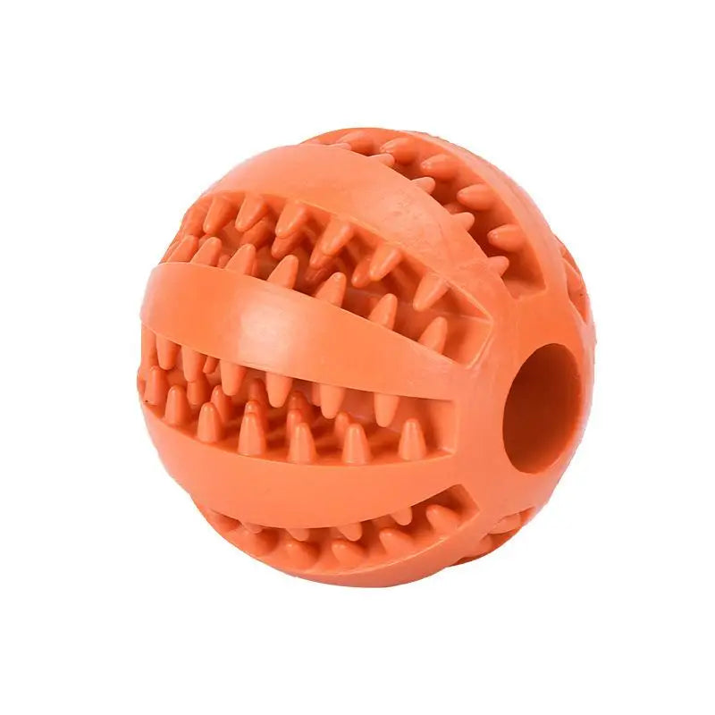 Balle Interactive pour Chien & Chiot – Jouet en Caoutchouc Distributeur de Friandises & Nettoyeur de Dents